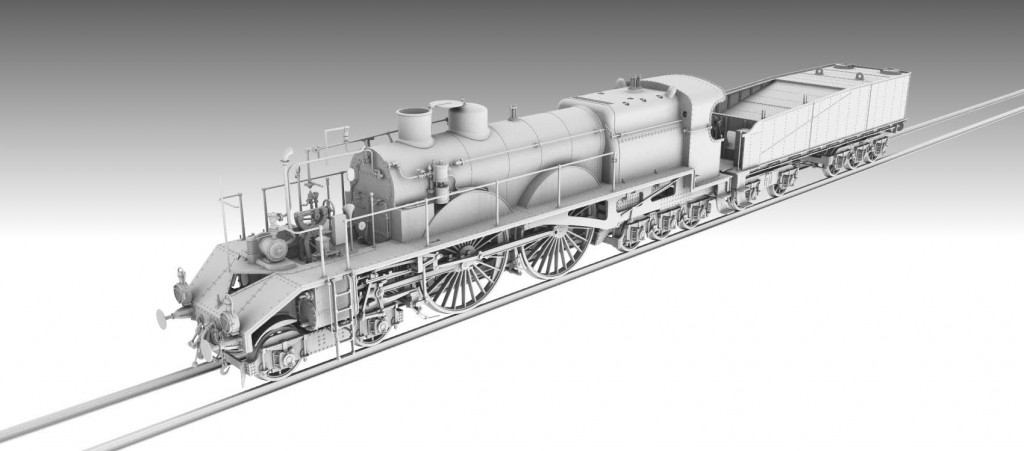 French “The Thuile” Cab Forward Steam Locomotive HO-012/1