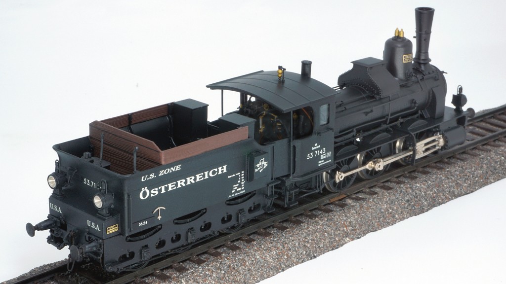 BBÖ US Zone Reihe 53 7143 Steam Locomotive HO-023/7
